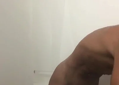 Cumshot in the Shower