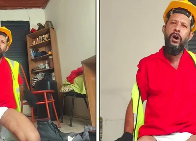 White Underwear - Worker (double Camera)