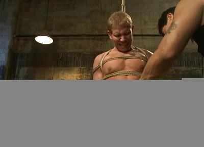 Captured Dock Worker Gets Jacked up by Two Perverts