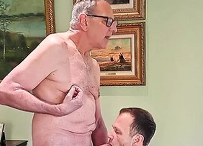 Stepdaddy Moans When His Boy Sucks His Dick Jay Taylor