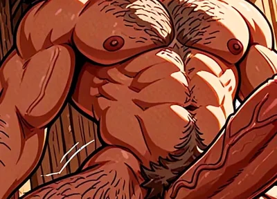 Horny Ai Men Nude Cumming