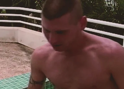 Gay Island Scene-4_gay Anal Threesome in the Pool with a Latino Friend