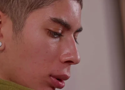 Hot Skinny Twink Jerking His Big Dick Until He Shoots a Big Thick Cum Load