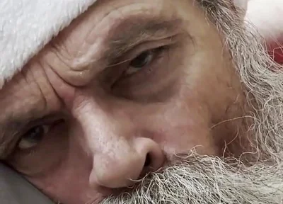 Grandpa Santa Bear Worships Cock