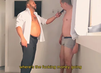 Bearzinho Black - the Debt Collector’s Bondage Interrogation