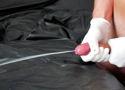 Chastity Release by Cockhead Massage and Post Orgasm Polishing
