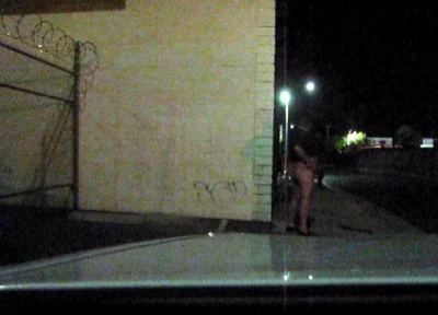 Nighttime Sidewalk Cum