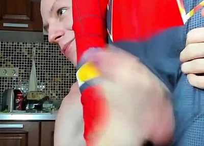Play and Jerk off Your Superhero's Dick!
