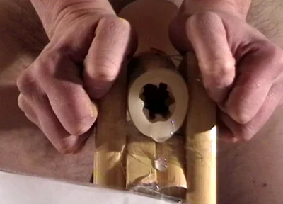 Long Fleshlight Pussy Stand Fuck Masturbation