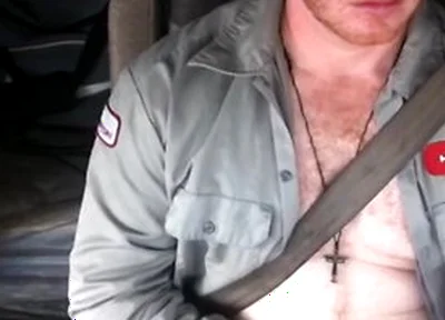 Ginger Trucker Jerks While He Drives - Thor Johnson