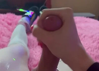 Silly Femboy Plays With Himself And Makes A Milky Mess Heheo(^^)o