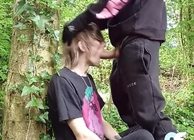 Emo Boy Fucked By Hooded Chav In The Woods