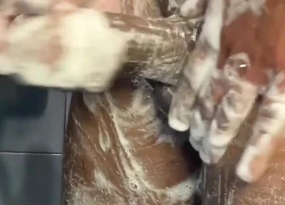 I Love It When Its More Slippery, Playing with My Cock in the Shower for All U Sexy Humans