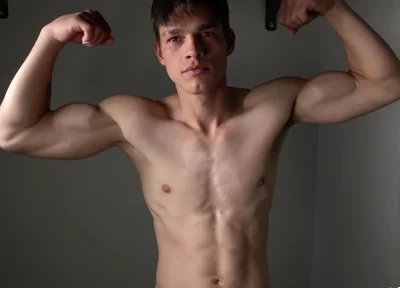 Handsome Solo Muscle Boy Flex Abs With Daniel Donovan
