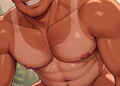 Handsome Erect Hunks Ai Art