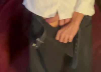 Pilot Showing off His Cock