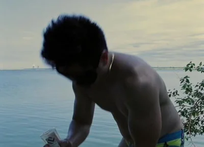 Lake Day Mood: Oiled up, Flexing, and Shamelessly Showing off-because Some Reflections Deserve a Standing Ovation.