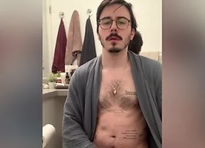 Bulging In My Robe And Jerking Off