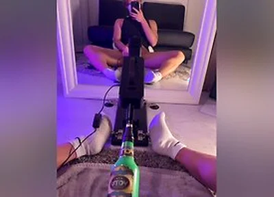 Japanese Boy Fap With Piston Machine