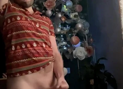Christmas Time, Mistletoe and Cock