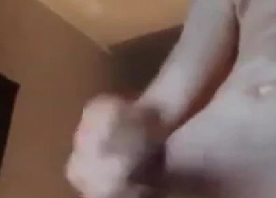 Strip with shaved masturbation