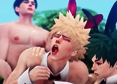 Car Toon - Heros Egg Hunt - Ida X Midoriya X Bakugo - My Hero Academia 3d Animation Parody