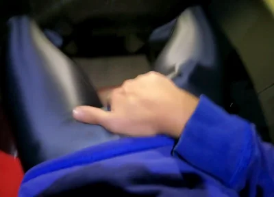 I Cum in Supertight Leggings on the Bus Getting Back From Training