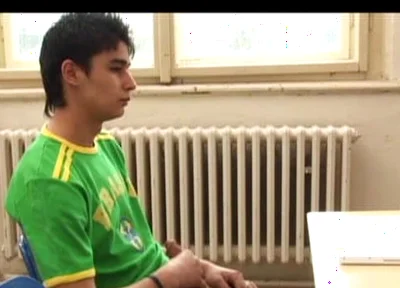 A student watches the anal lesson