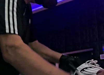 Playing Puppies Pleasure on the Rack Bondage,handjob,sneakers,smelly Shoes and the Yellow Ballon Part 2