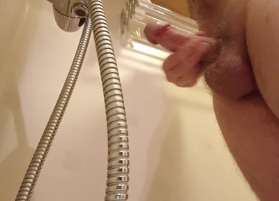 December Bathroom Cumshot