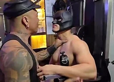 Gives Bound Mask Man Wild Bondage Orgasms