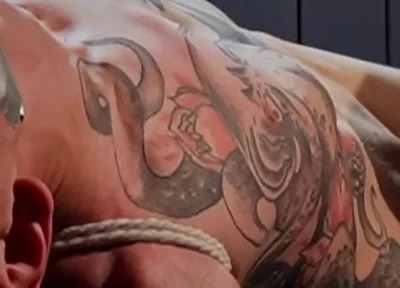 Nicky Tape Gagged and Rope Bondage