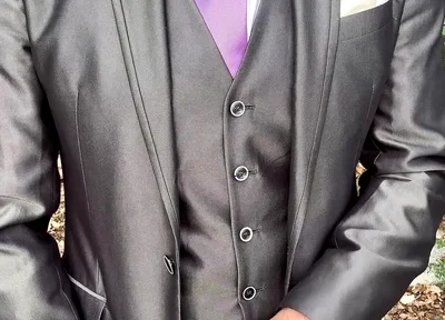 Public Outdoor Masturbation in a Shiny Suit