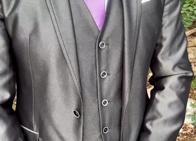 Public Outdoor Masturbation in a Shiny Suit