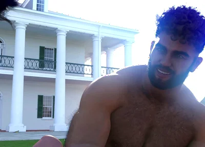 Ethan Playing with Two Muscle Daddies