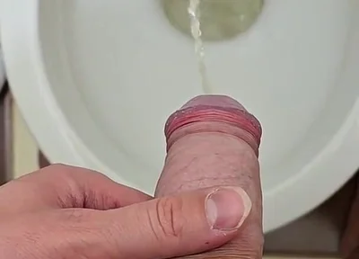 This Is How Hard It Is to Pee with a Hard Dick After an Orgasm