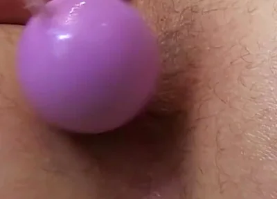 Smooth twink ass play and cum hard