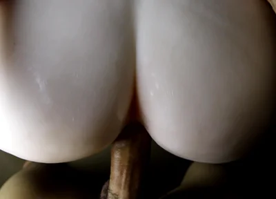 Big White Ass and Deep Anal Orgasm!