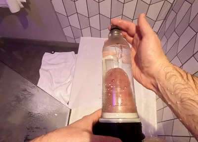 POV Morning Cock Pump with a Big Bear Body