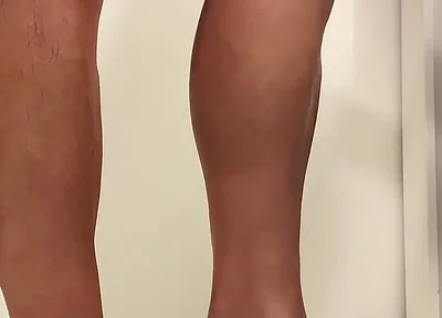 I forgot to put lotion, so I’ll have to do this again