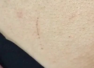 A Transvestite's Big Dick Let Him Fuck His Hole in Tights and a Skirt Covered in Cum