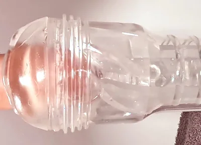 A Fleshlight Ice Lady Gets Fucked by This Hairy Bear's Big Cock