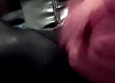 Latex Masked Sissy in Corset Cums in the Bathroom