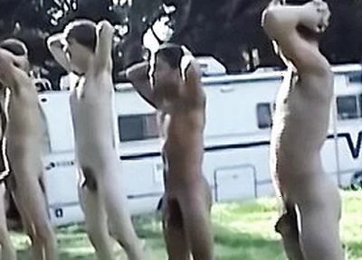 Alex Dade Chas Kramer And Their Pals Labor At The Camp Completely
