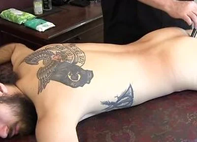 Horny Masseur Cant Resist Devouring Leeroys Cock And Asshole