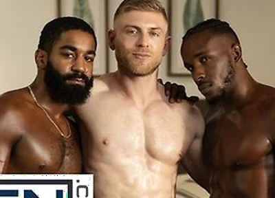 Shadow And Pheonix M. Fellington Take Turns Fucking Matthew Elliss Ass Hard