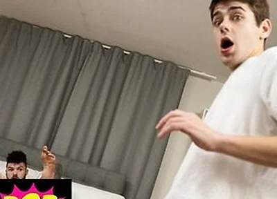 Hatler Gurius Slides His Long Cock In His Own Hole As Joey Mills Pounds Him In Doggystyle