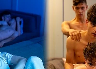 Zayne Bright In Nastytwinks - What Are You Doing - Couple Starts Fooling Around While Friend Joins