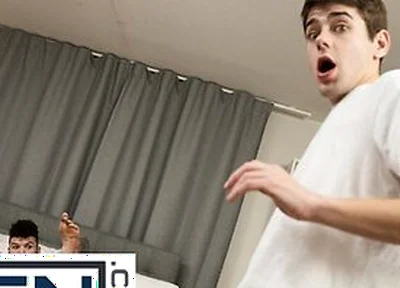 Men - Hatler Gurius Self Fucks His Hole, Then His Roommate Joey Mills Walks In To Help Him