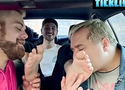 Dimitri Hops In For Some Foot Action With Matt And Ryder